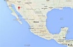 Where is Hermosillo on map of Mexico