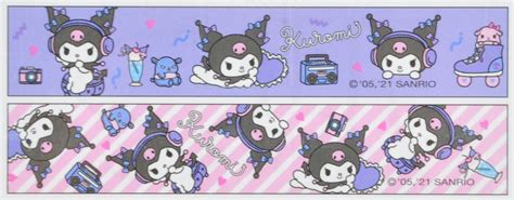 Sanrio Cassette Masking Tape Set Kuromi 4550337902769