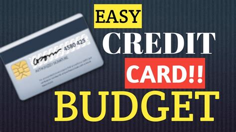 For credit card agreements made on or after 23 march 2011: CREDIT CARD BUDGET - YouTube