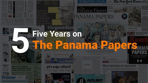 The Panama Papers 5 Years On Youtube