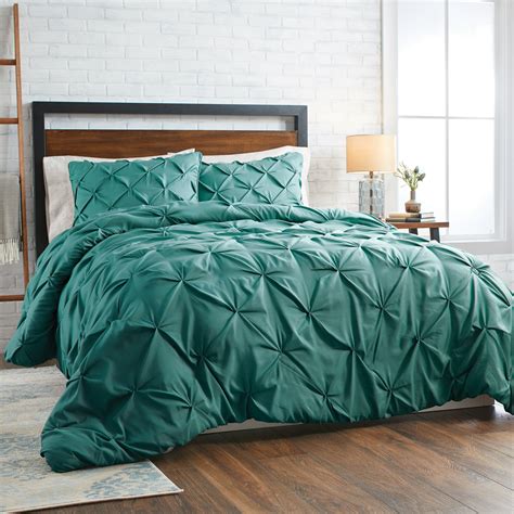 Better Homes And Gardens 3 Piece Pintuck Comforter Set Cotton Full