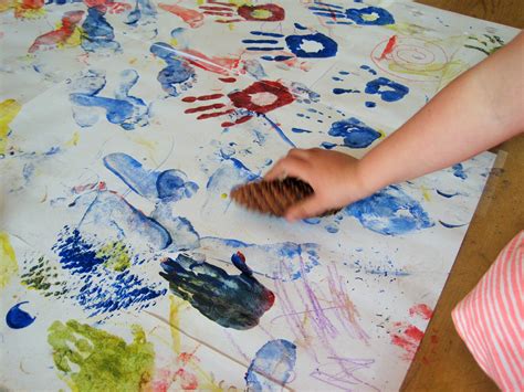 Hand And Feet Painting — Welton Free Rangers Forest School Nursery