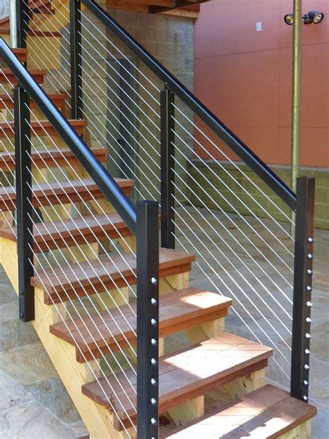 Designrail® Stair Railing Designrail® 150 Cap Rail Used On Stair