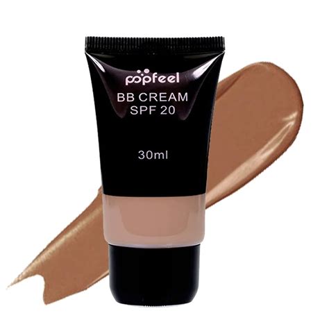 Professional Popfeel Brand Base Face Makeup For Dark Skin Matte Powder Minerals Whitening