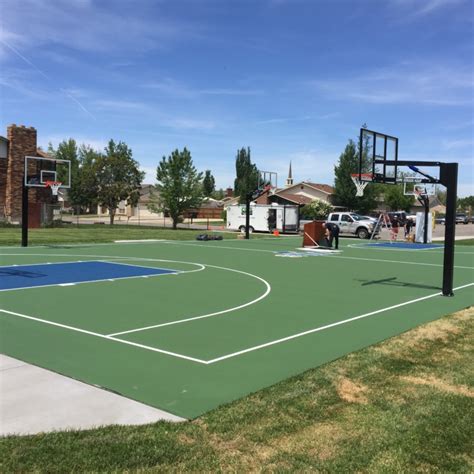 Basketball Court Contractor In Utah Parkin Tennis Courts