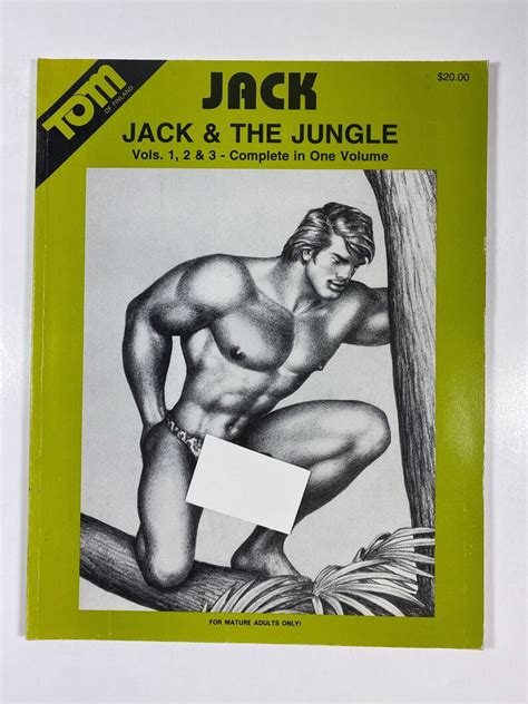 tom of finland jack of the jungle vol 12 and 3 magazine etsy