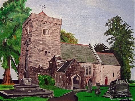 Country Church Painting Stuart46 Blipfoto