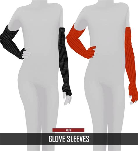 Glove Sleeves New Mesh Compatible With Hq Mod Sims 4 Body Mods