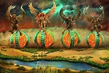 The Four Living Creatures Painting by Tim Archer - Pixels