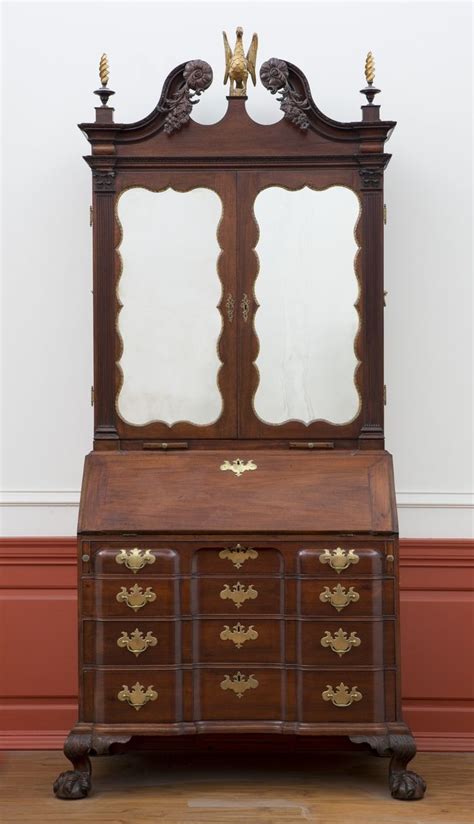 This Desk Is A Leading Example Of American Furniture From The Rococo Or