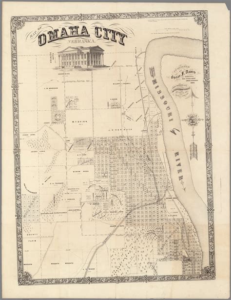 Map Of Omaha City Nebraska David Rumsey Historical Map Collection