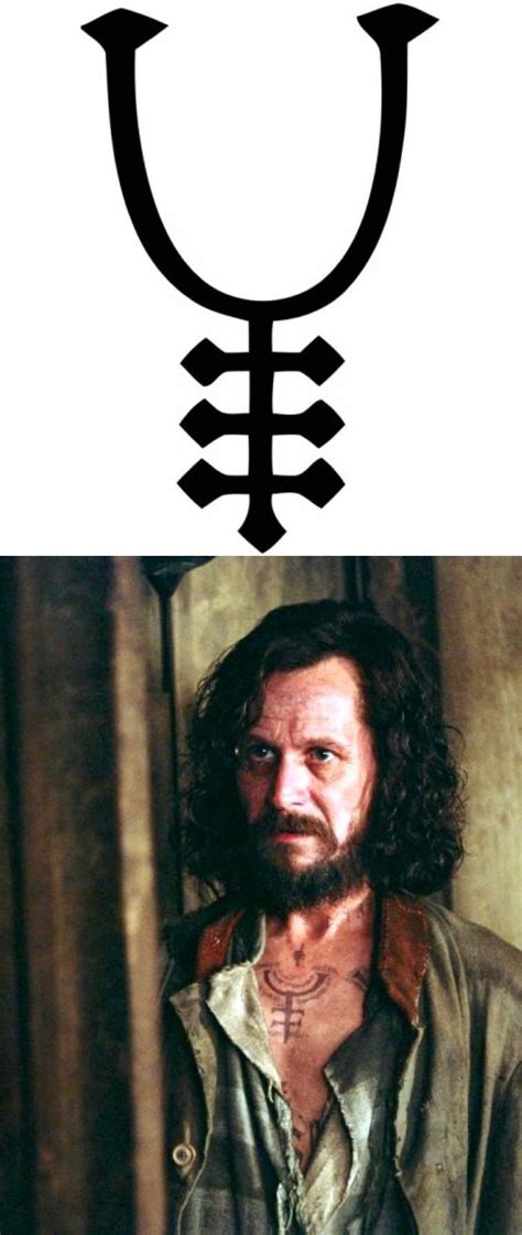 In The Prisoner Of Azkaban Sirius Blacks Chest Tattoo Is Similar To