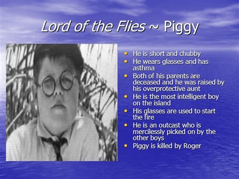 Piggy From Lord Of The Flies Slide Share