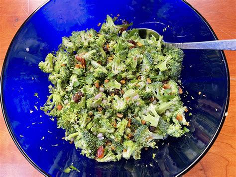 Moroccan Spiced Broccoli Salad Gf Chow