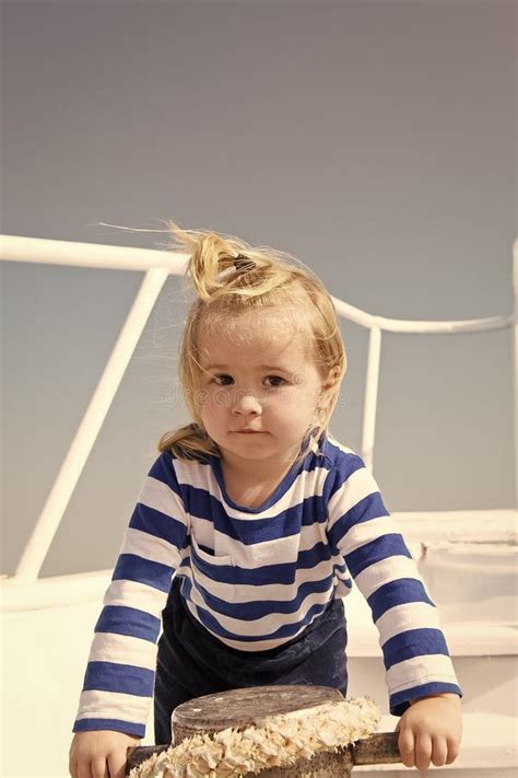 Baby Boy Enjoy Vacation Sea Cruise Ship Child Sailor Boy Sailor