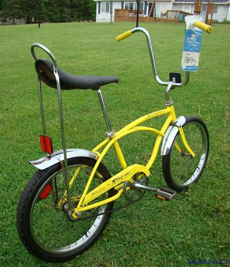 1975 Schwinn Stingray Banana Seat Muscle Bicycle Vintage S7 Krate Lemon