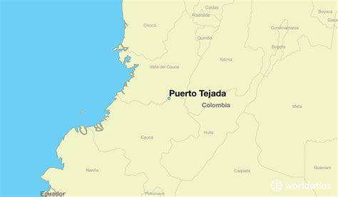 Where Is Puerto Tejada Colombia Puerto Tejada Cauca Map