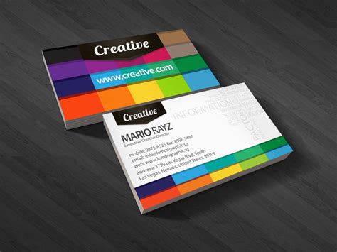 Tarjetas De Presentación A Full Color Y Máxima Calidad Para Diseñadores