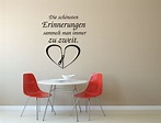 "Erinnerungen zu zweit", Spruch, Liebe - www.die-folie.de
