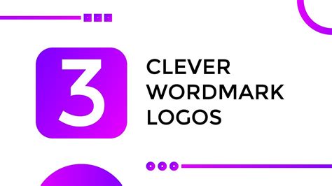 3 Best Wordmark Logo Design Creative Logotype Design Lettermark
