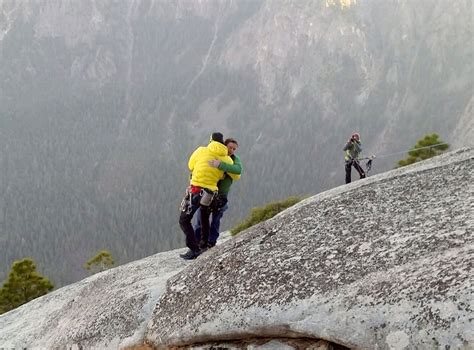 Video Two Climbers Reach The Top Of Yosemites Dawn Wall The