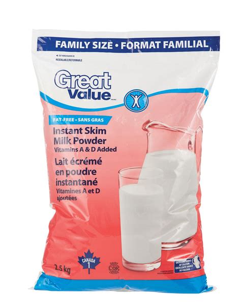 Great Value Instant Skim Milk Powder Walmart Canada