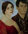 Otto Mueller , Double portrait - Otto Mueller as art print or hand ...