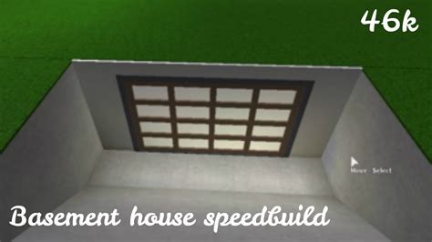 Basement House Speed Build Roblox Bloxburg Youtube