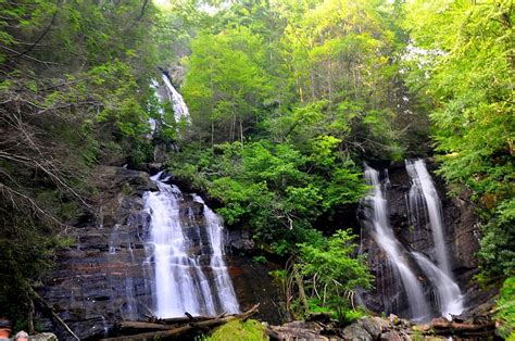 Anna Ruby Falls Waterfalls In Georgia