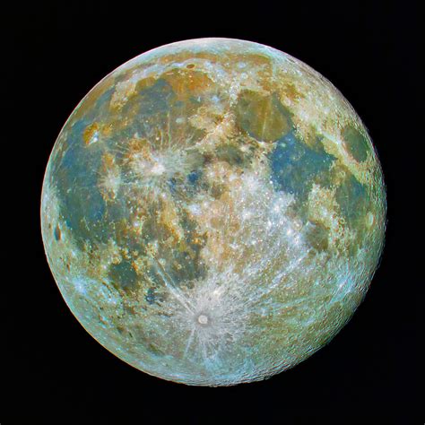 Maybe you would like to learn more about one of these? The Moon (saturation enhanced natural color) | Full moon ...