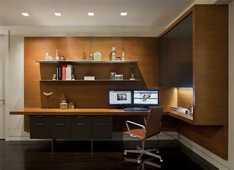 Practical Cool Desk Design For Contemporary Home Office