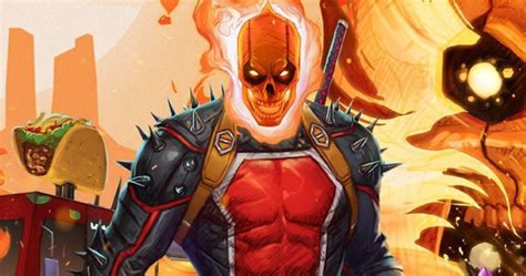 Marvel Présente Une Version De Deadpool En Ghost Rider Geekqcca