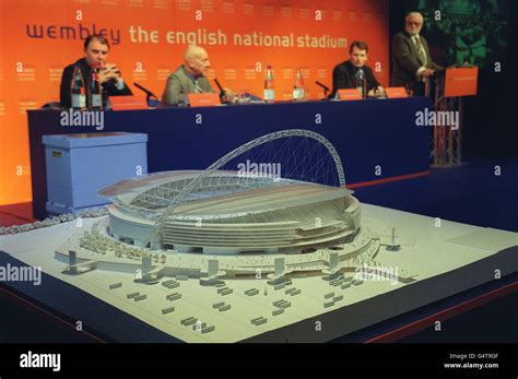 Un Modelo De La Nueva Mirada Propuesta Estadio Wembley Presentado En