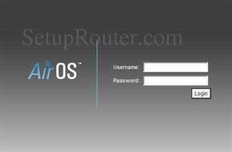 How to Login to the AirRouter AirOS