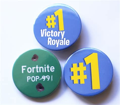 Fortnite Badge Pack Of 3 Battleroyale Gamer Pins Buttons Party