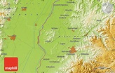 Physical Map of Bad Krozingen