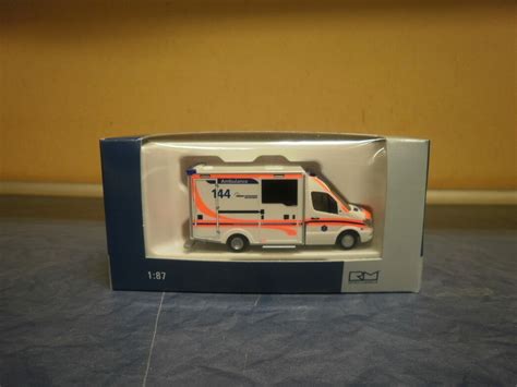 Ds Automodelle Modellbauvertrieb Rietze Mb Sprinter Was Design Rtw Facelift Ambulance