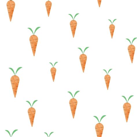 Premium Vector Carrots Pattern