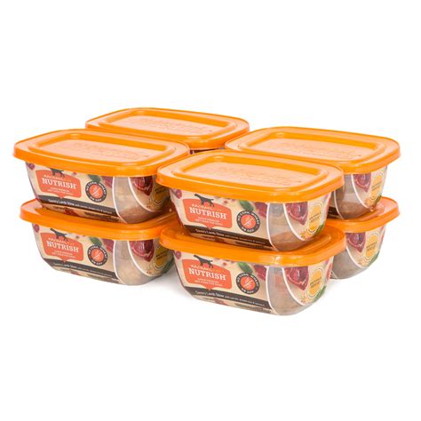 Hearty beef stew, chicken paw pie, and savory lamb stew. Rachael Ray Nutrish Natural Wet Dog Food, Savory Lamb Stew ...