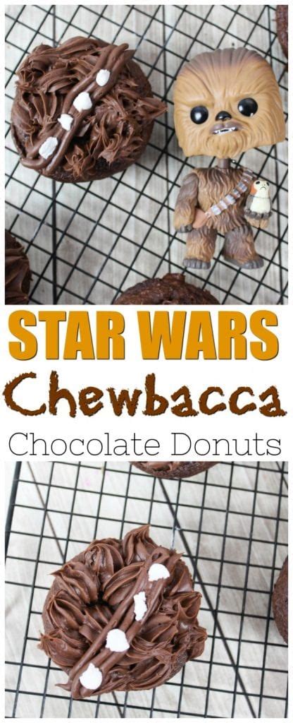 how to make star wars chocolate chewbacca donuts