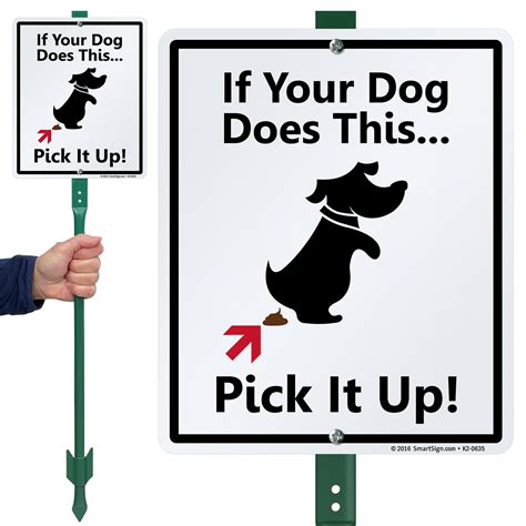 Humorous Dog Poop Signs Funny Dog Poop Signs