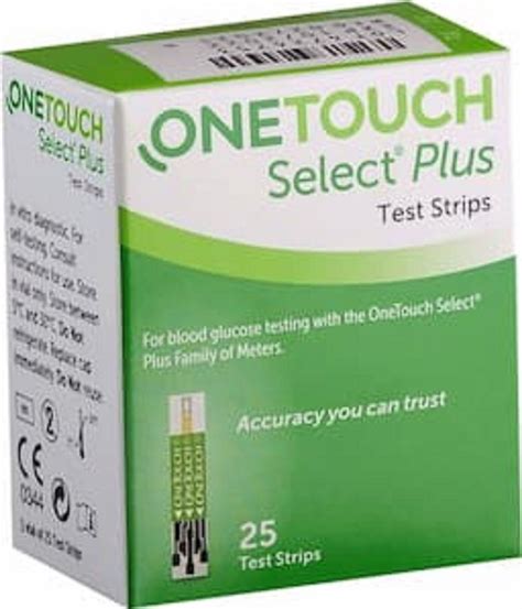One Touch Select Plus Strips 25 At Rs 450piece Blood Sugar Test