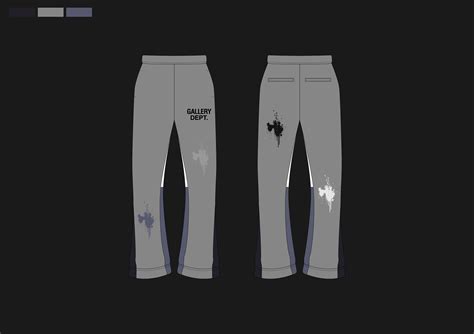 Streetwear Oversize Flared Joggers Mockup Vector Adobe Etsy Finland