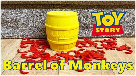 Milton Bradley Barrel Of Monkeys Toy Story Review Barrel Of Monkeys