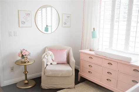 The Posh Home Bright White And Pink Baby Girl Nursery Reveal Project