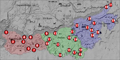 Maps Locations Maps Red Dead Redemption Game Guide And Walkthrough