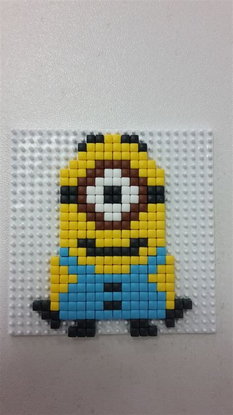 Pixelhobby Minipixel Minion Manualidades Punto De Cruz Patrones De Joyer A Con Cuentas