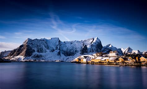 Fondos De Pantalla Noruega Islas Lofoten Montañas Sakrisoy Naturaleza