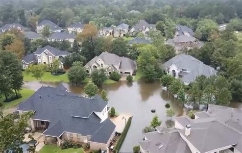 Harvey Updates See Drone Footage Of Kingwood Flooding As Rescues