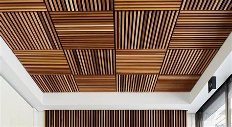 Trends to try in 2020: ecoustic® Timber Ceiling Blade | Timber ceiling, Ceiling ...